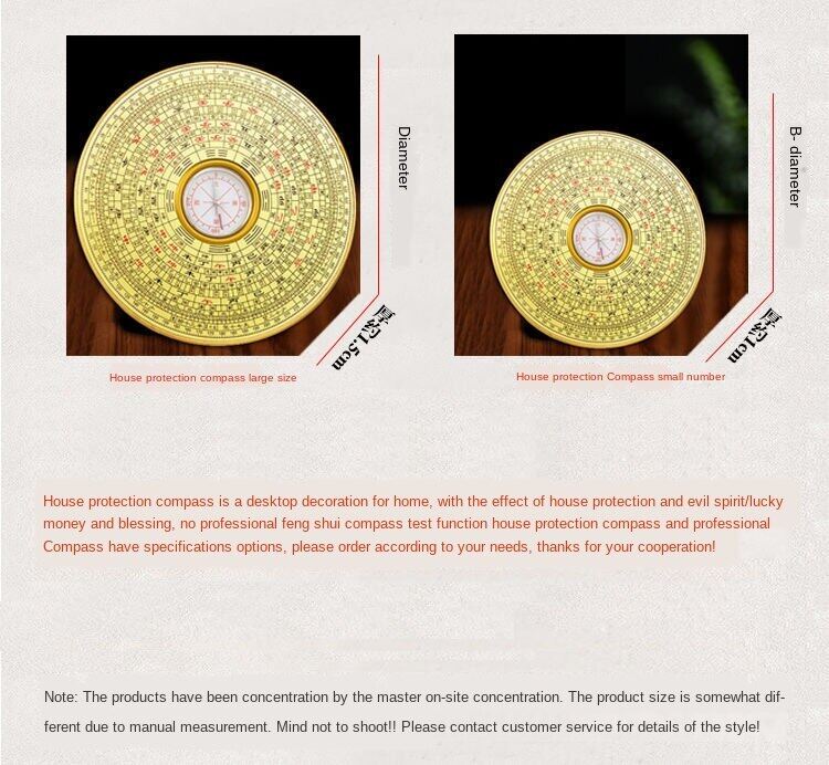 Feng Shui Compass Comprehensive Disk High-precision Professional Feng Shui Compass Small Compass Comprehensive Compass to Carry