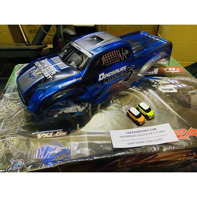 Body shell car xe điều khiển Monster truck 1/8