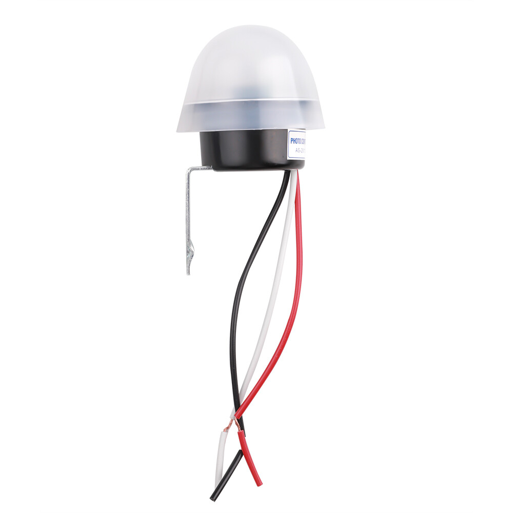 Công Tắc Cảm Biến 10A DC AC Tự Động Bật Tắt 12V 24V 110V 220V 50-60Hz Công Tắc Đèn Đường Quang Điện Công Tắc Quang Điện Điều Khiển