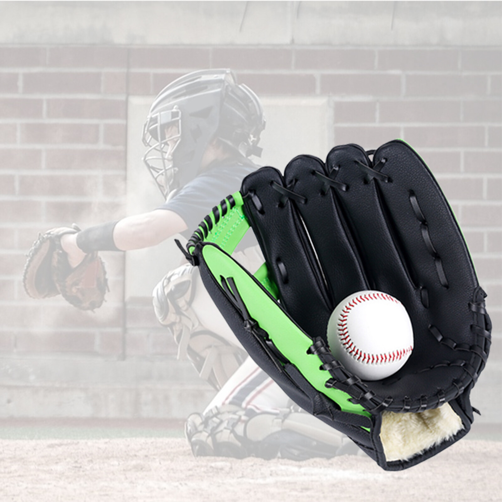 DYNWAVE Premium ถุงมือเบสบอลนุ่มหนานุ่มซอฟต์บอล Teeball ถุงมือถุงมือซอฟต์บอล