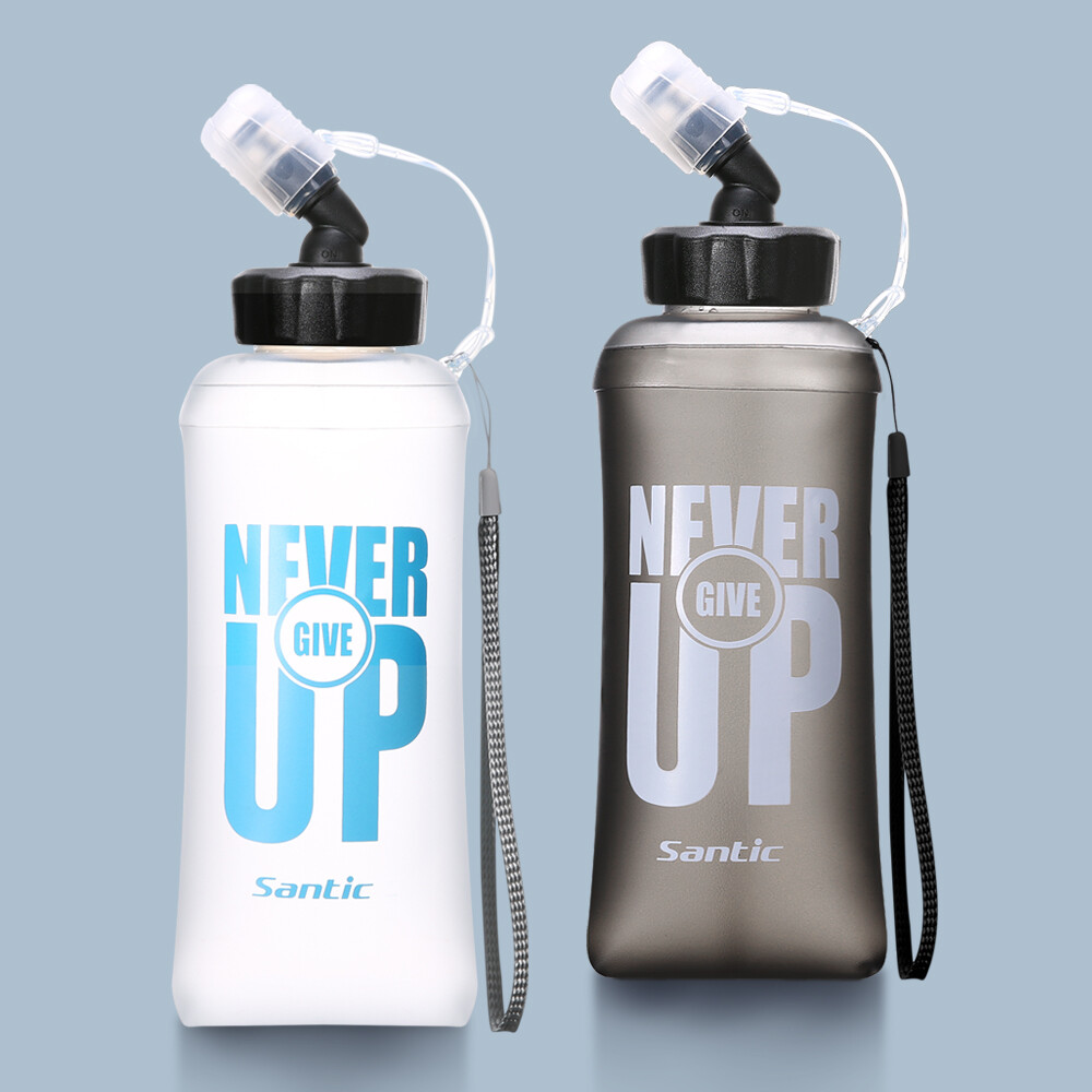Santic bình nước đạp xe bình nước mềm thể thao bình nước xe đạp đường trường thiết bị lái xe tiện dụng 500ml w1p100