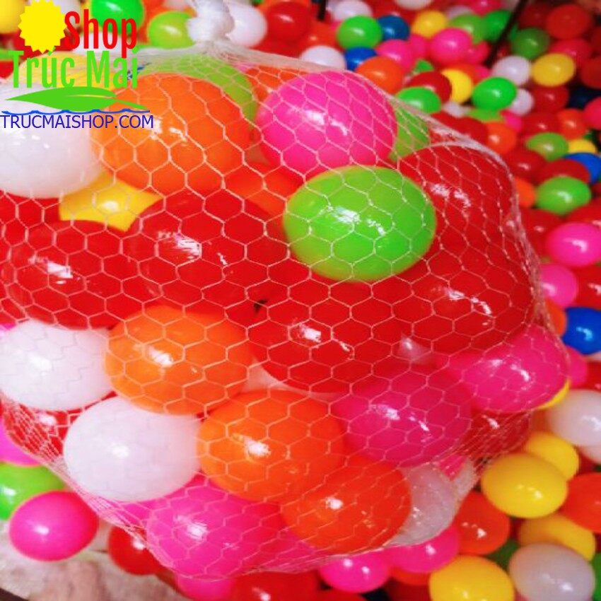 Túi 50 bóng loại 1nhiều màu sắc cho bé thỏa sức vui chơi