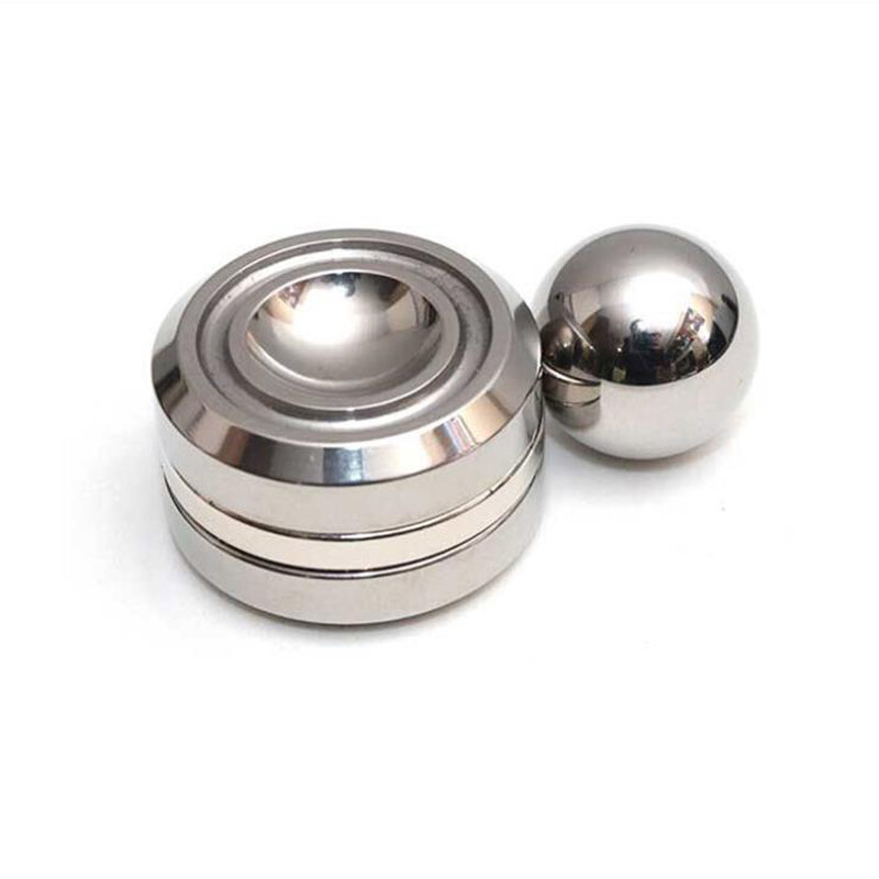 Đồ Chơi Con Quay Fidget Spinner Mới, Bóng Kim Loại Nam Châm Chống Căng Thẳng Đồ Chơi Giảm Căng Thẳng
