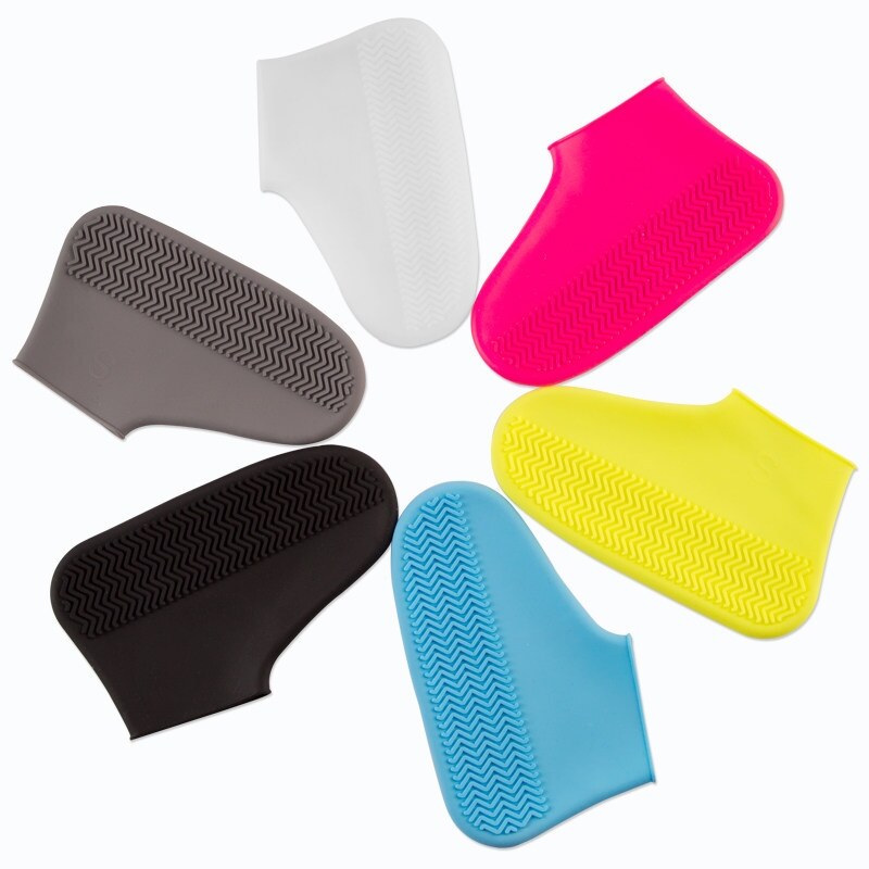hot Boots Waterproof Shoe Cover Silicone Material Unisex Shoes Protectors