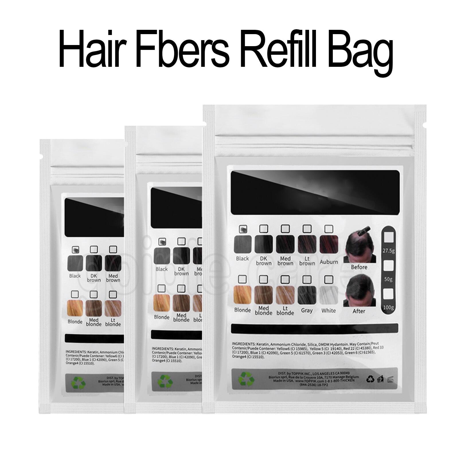 Hair Building Fiber Refill Bag Hair Loss Products Instant Wig Regrowth