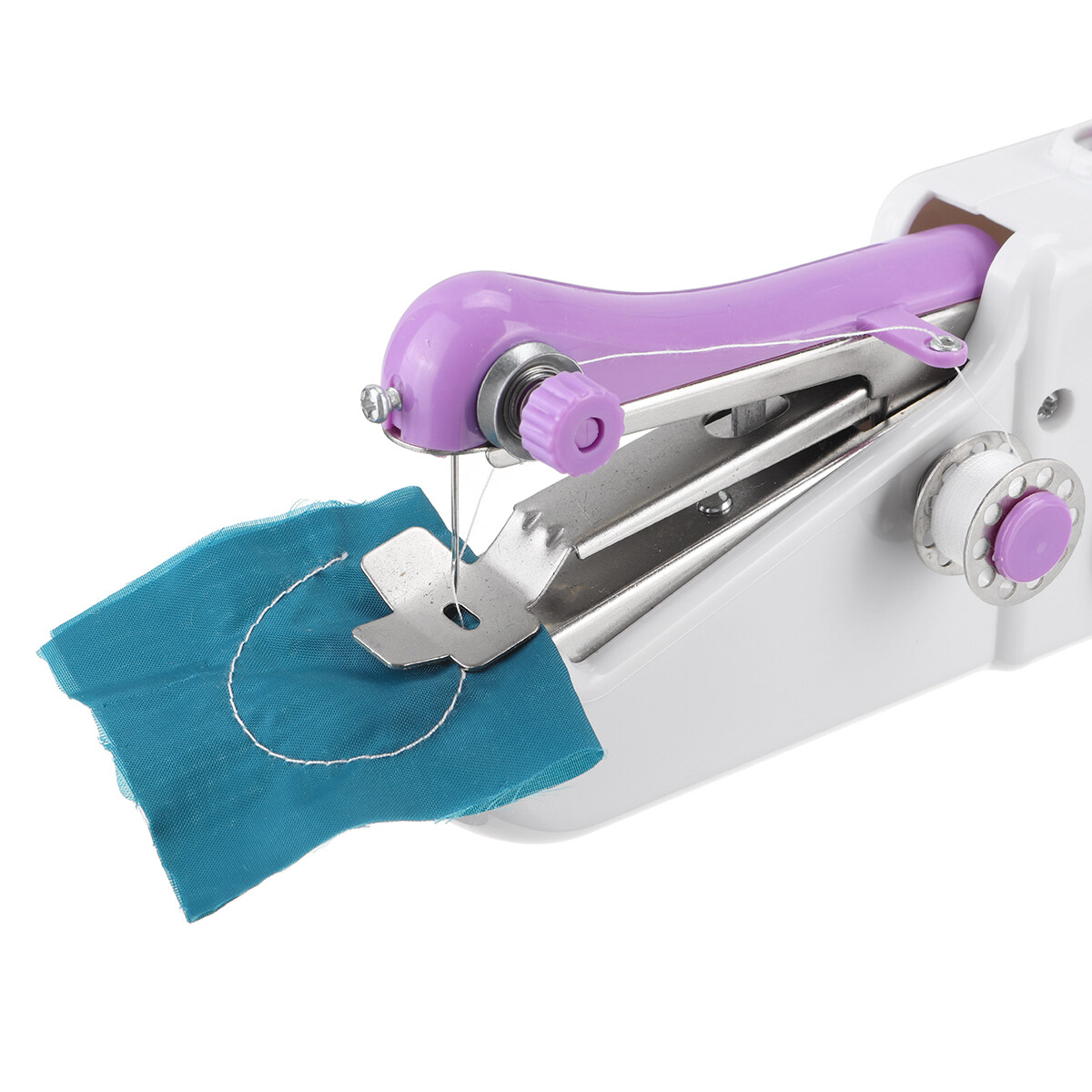 Generic Handheld Cordless Sewing Machines Kit Stitch Sew Needlework For Clothes Fabrics No