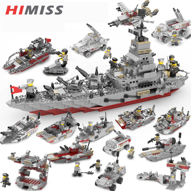 HIMISS RC Truck Building Blocks Set Police Car Model Assemble Puzzle Toy for Kids Youth ราคา 255 บาท*ส่งฟรี