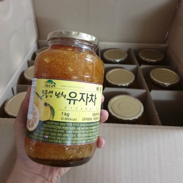 Mật ong chanh đào hàn quốc 1kg
