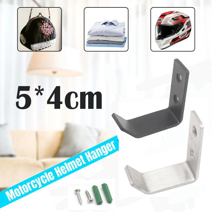2 Cái Giá Đỡ Mũ Bảo Hiểm Xe Máy Cỡ Lớn Bằng Thép Không Gỉ Móc Treo Tường Đa Năng, Cho Tủ Cửa Nhà Bếp