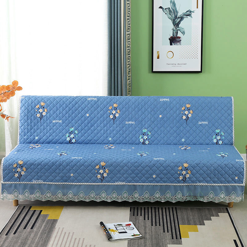 Ga Trải Giường Sofa Bọc Toàn Bộ, Găng Tay Không Tay Đa Năng Ba Người Nhỏ Đơn Giản Thông Dụng Bốn Mùa Có Thể Gập Lại Chống Trượt