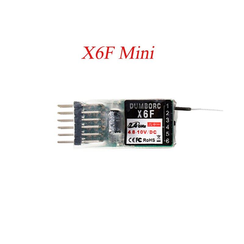 Dumborc x6fg x6fg Mini x6dcg bl3f  2.4G 6CH Receiver với GYRO cho X6 X4 Transmitter điều khiển từ xa Xe hơi điều khiển từ xa thuyền đèn Led