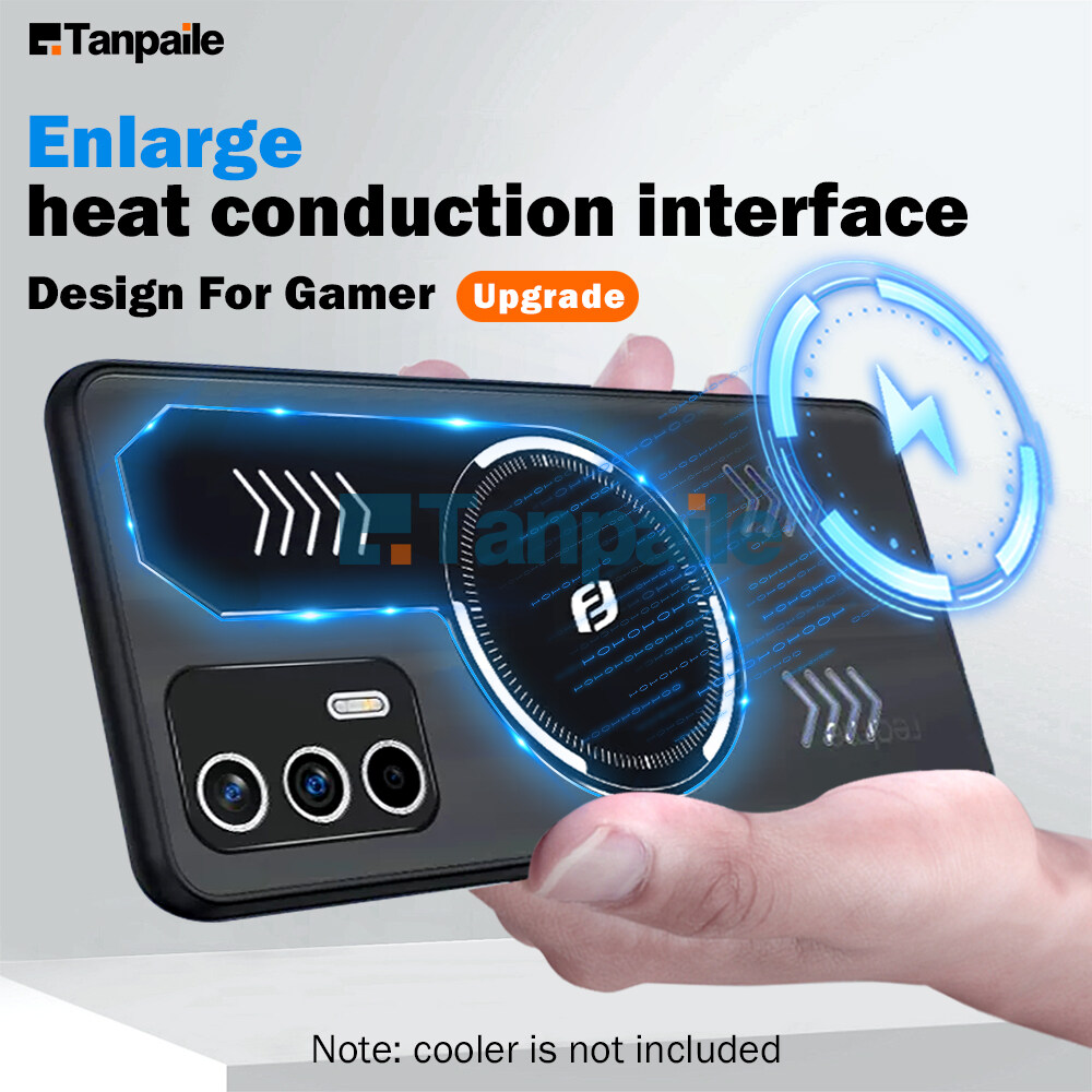 Tanpaile Ốp Nam Châm Làm Mát Cho Realme GT 5G Neo2 Neo 3T GT2 Neo2T GT2 Pro Flash Explorer Master 3 