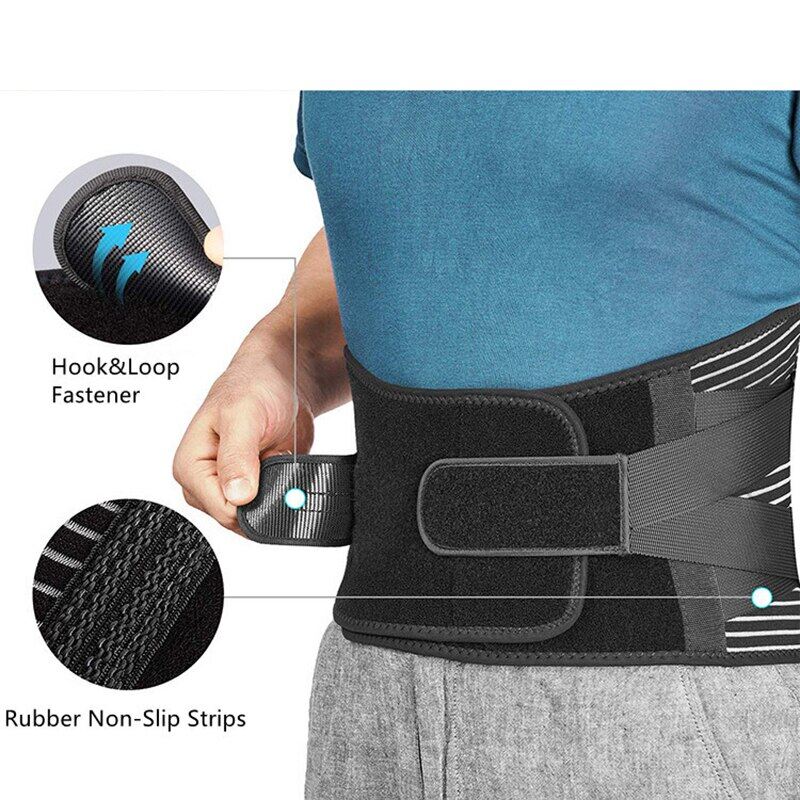 Double Pull Back Lumbar Support Belt Waist Orthopedic Corset Men Women Spine Decompression Waist Trainer Brace Back Pain Relief ราคา 655 บาท*ส่งฟรี