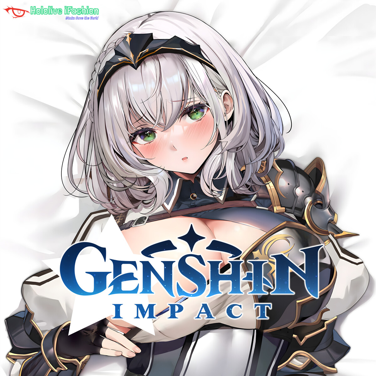 Shirogane Noel ☆ Hololive Vtuber Waifu Vỏ Gối Ôm Dài Vỏ Gối Toàn Thân Otaku 2-In Mặt Bên Hông Mới Cosplay
