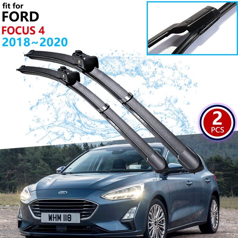 Lưỡi gạt nước ô tô cho ford focus 4 2018 ~ 2020 2019 mk4 cửa sổ trước kính chắn gió kính chắn gió phụ kiện xe hơi dán