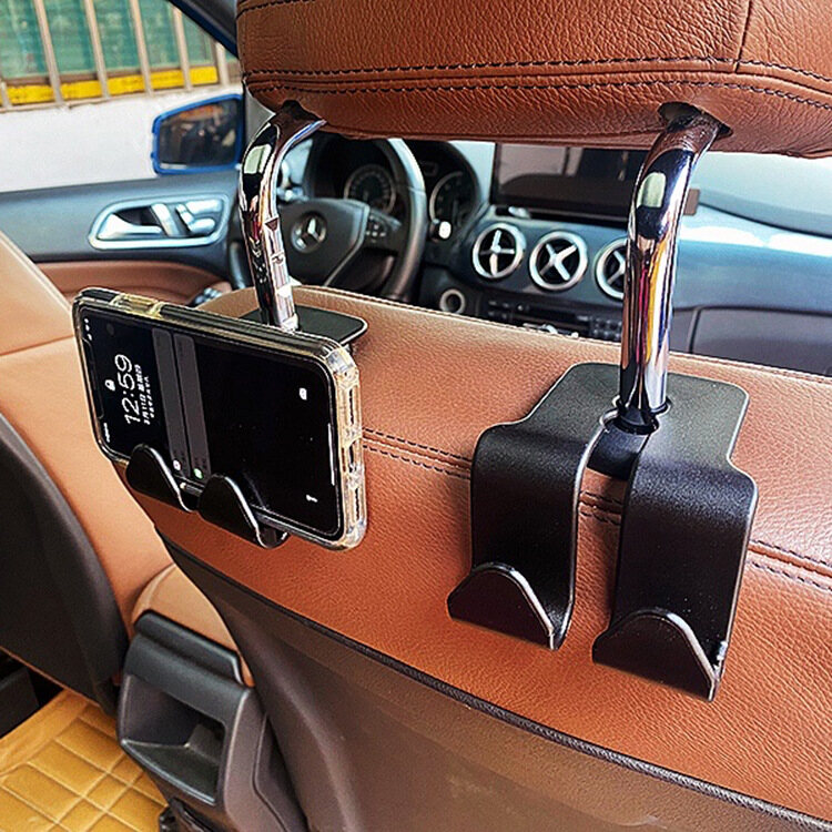 Móc tựa đầu sau ghế ô tô sản phẩm treo ghế sau ô tô móc treo nội thất xe abs
