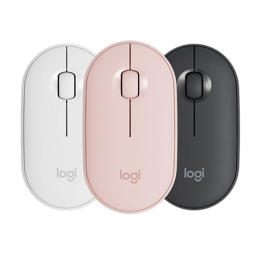 ZZOOI Logitech Pebble M350 Optical Tracking Mice 1000 DPI Optical PC Computer Mouse 3 Buttons Bluetooth-compatible for iPad Laptop
