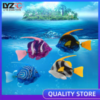 LYZRC 1PCS Robot Electronic Deep Sea Plastic Fish Toys For Kids And Lighting Aquatic Decoration Baby Kid Bathing Pet Toy