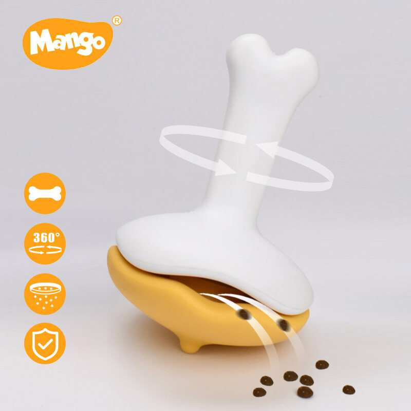 Đồ Chơi Con Chó Cưng Xương Nhai Bền Chống Bit Con Chó Xử Lý Dispenser Đồ Chơi Mọc Răng Nhỏ Lớn Chó Tương Tác Đào Tạo IQ