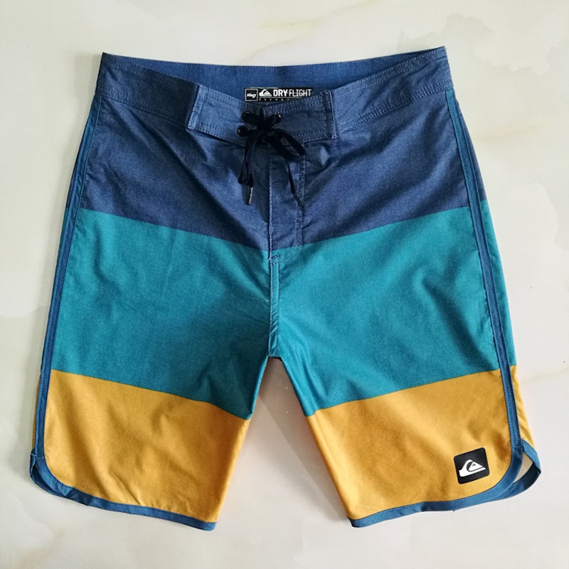 Quần đùi cho nam Quần đi biển lướt sóng nhanh khô nhanh khô Quần Short bãi biển Bermuda Mới Chống Thấm nước quần đùi đi biển co giãn 4 chiều cổ điển