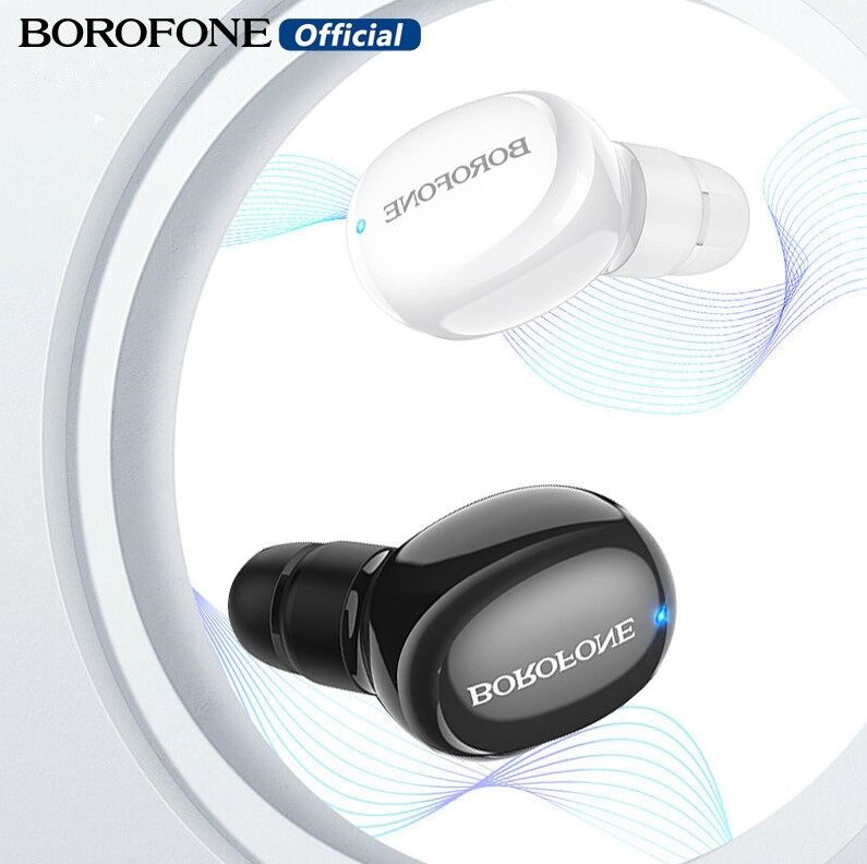 BOROFONE BC34 100% Original Universal Mini Bluetooth Single Earphone Bluetooth 5.0 Headset For IOS Samsung Vivo oppo Huawei Android phone ราคา 148 บาท*ส่งฟรี