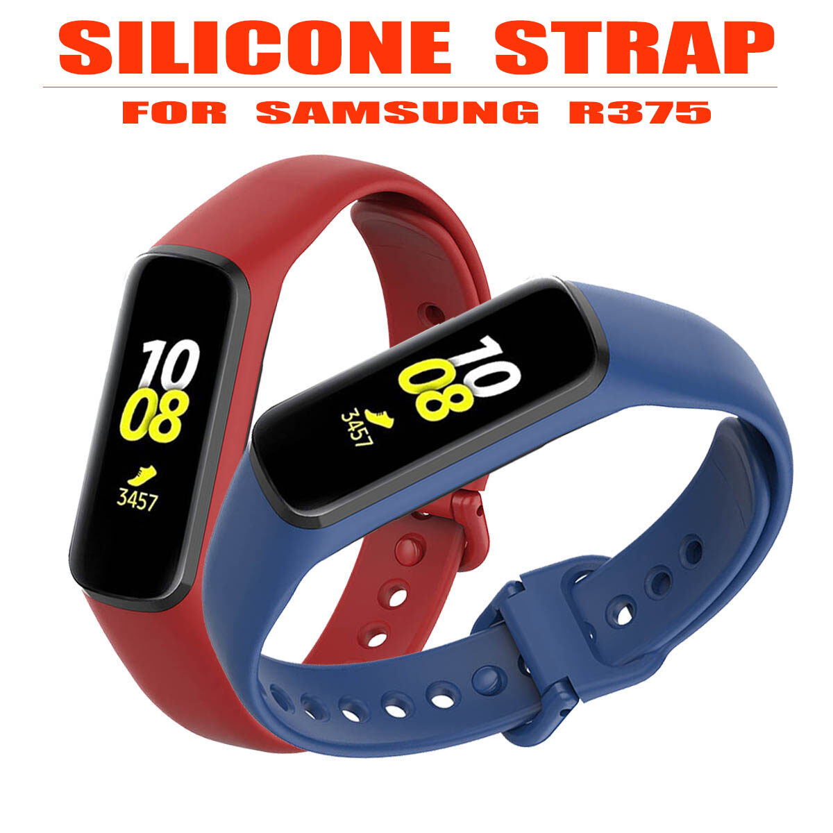 Dây Đeo Mới Dây Đeo Đồng Hồ Cho Samsung Galaxy Fit-E R375 Dây Đeo Thay Thế Silicon Phụ Kiện Đồng Hồ Đeo Tay Thông Minh