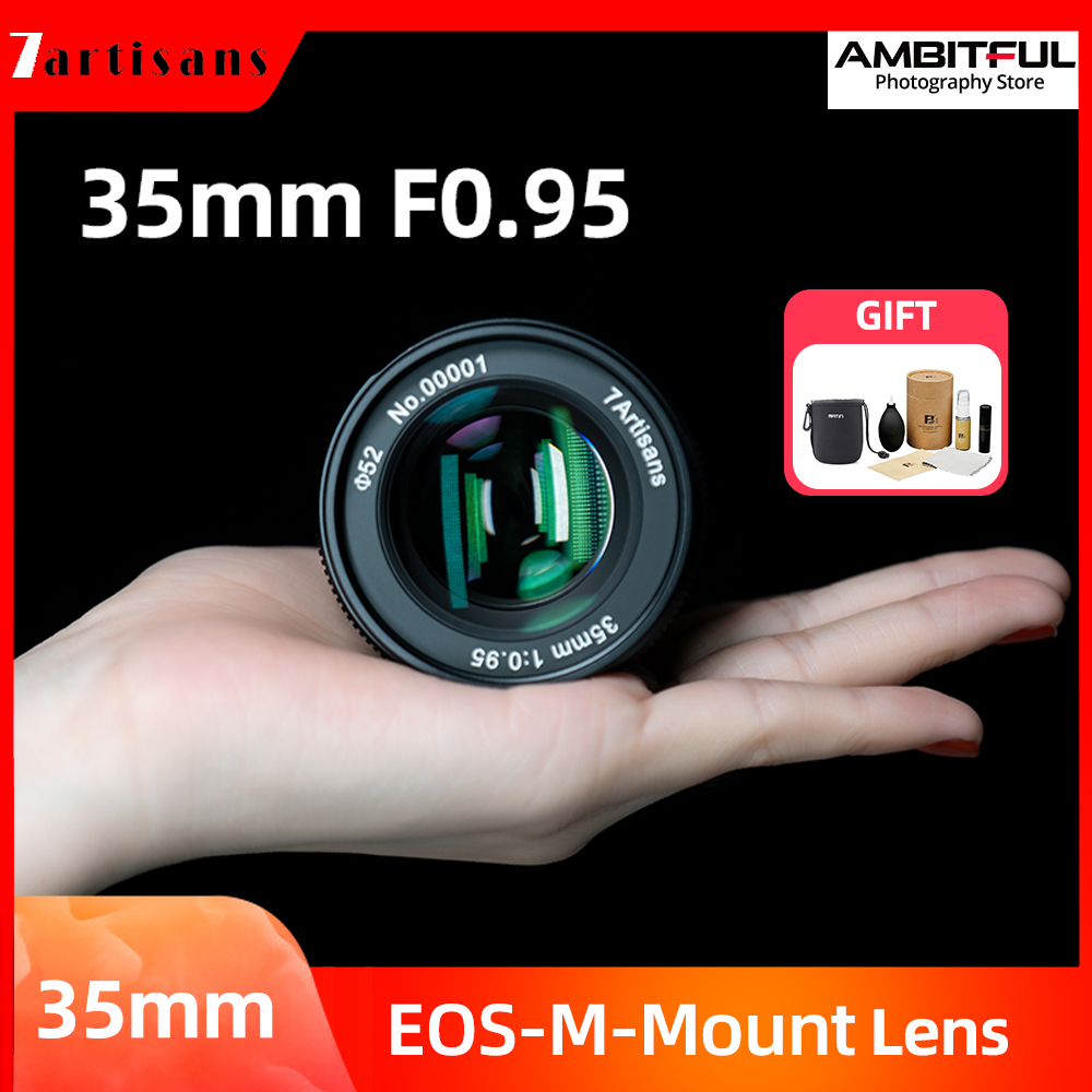 7Artisans 35mm F0.95 portrait Wide Angle large aperture Lens For Canon / Sony / Fujin / Nikon / Olympis / Panasonic ราคา 7,303 บาท*ส่งฟรี