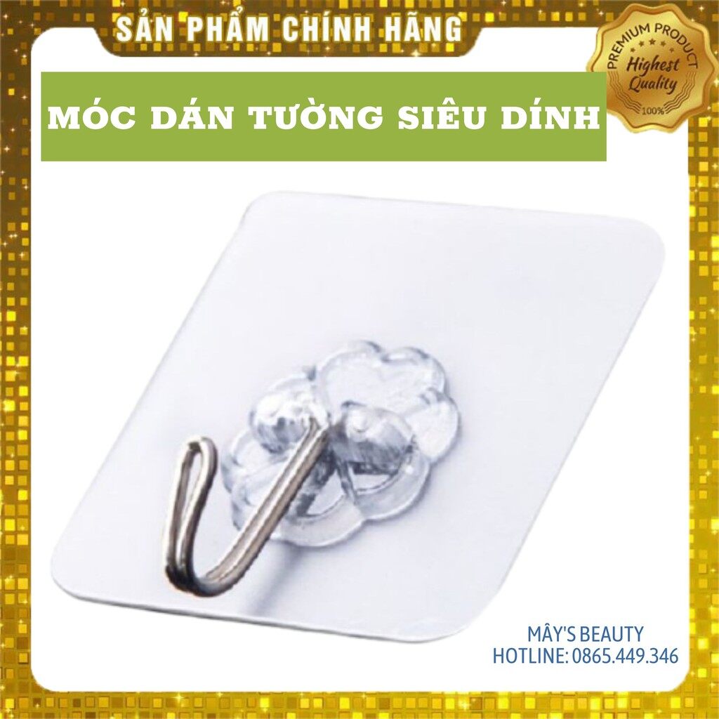 Móc dán tường siêu dính - siêu chịu lực - siêu chắc chắn