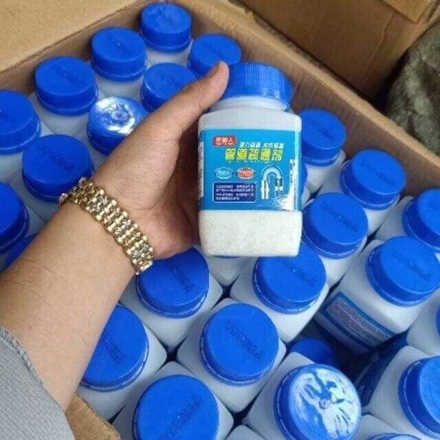 Bột thông tắc cống nắp xanh cực mạnh