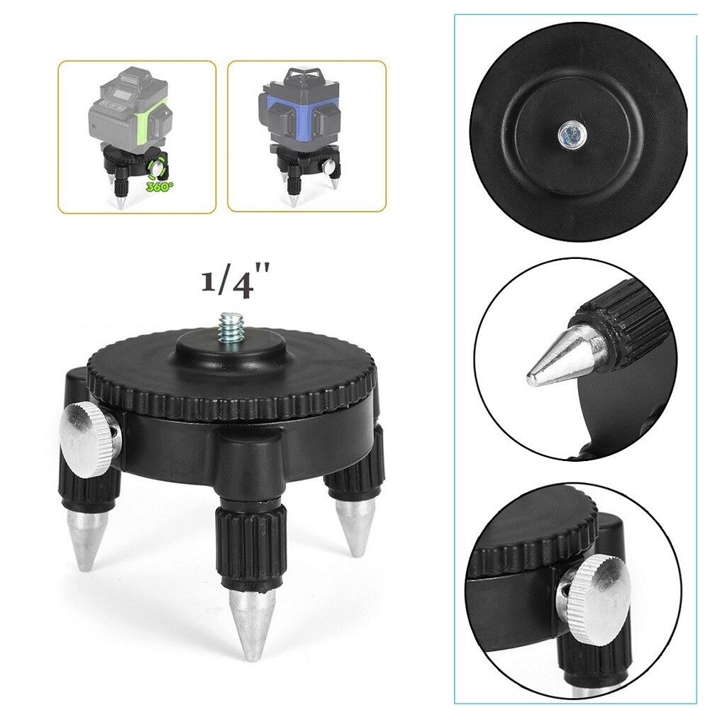 Bộ chuyển đổi mức laser đế xoay đo xây dựng giá đỡ ba chân