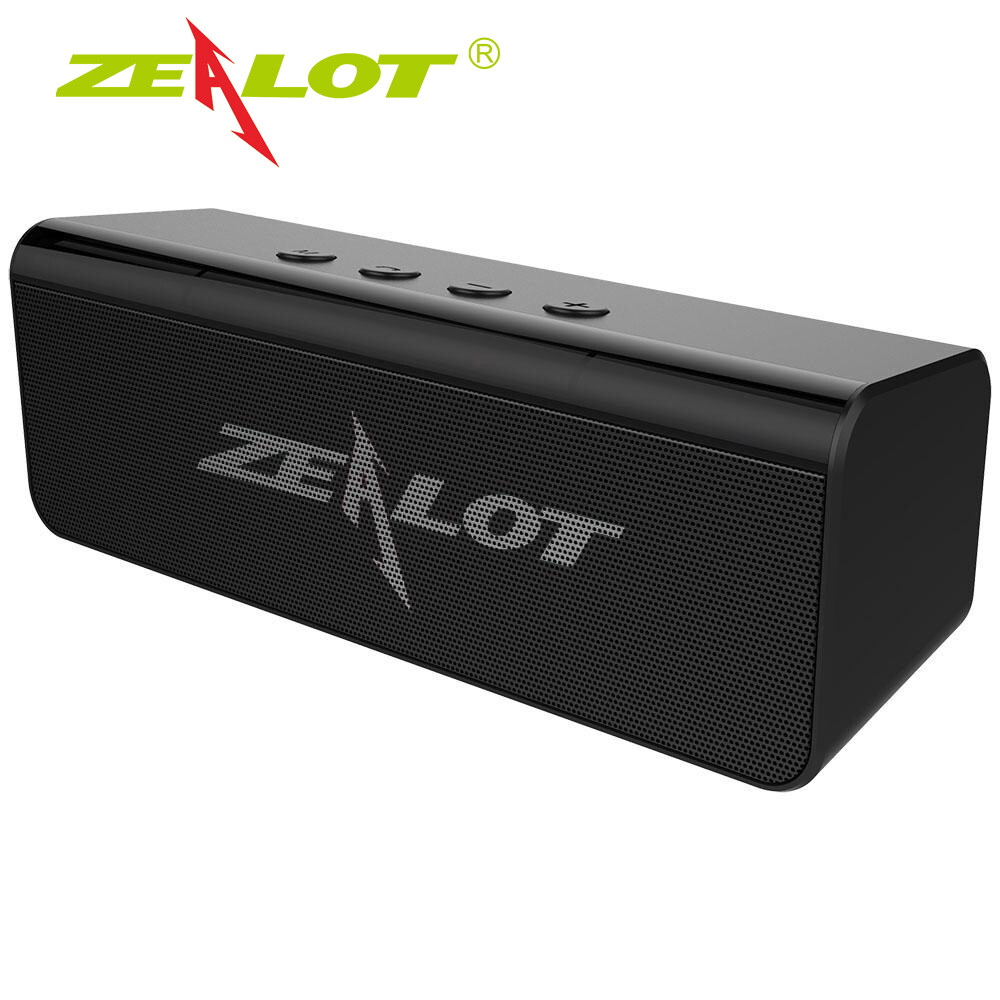 Loa Bluetooth 5.0 Di Động Zealot S31, Loa Không Dây Âm Thanh Nổi 3D HIFI Cho Tất Cả Điện Thoại Thông Minh Hỗ Trợ Thẻ TF, Ổ Usb Pen