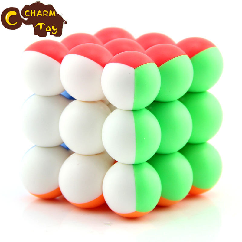 【Ready Stock】Yongjun 3x3x3 Magic Cube Ball-shaped Cube Professional Puzzle Bandaged Speed Cube Educational Toys For Kids