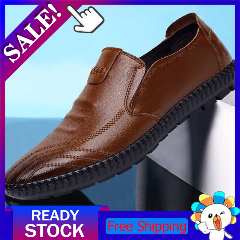 Ultra Light New Men's Shoes Vintage Style Casual Rubber Shoes Fashion Non-slip Loafers for Men Size 39-44 Men's Shoes