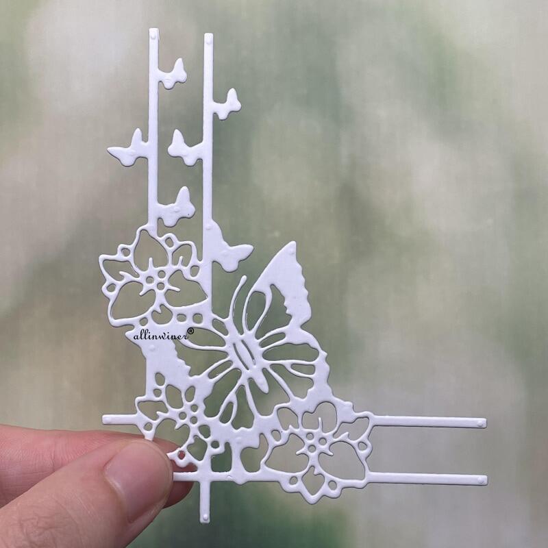 Hoa bướm nho khuôn cắt kim loại cho DIY scrapbooking thẻ giấy Album trang
