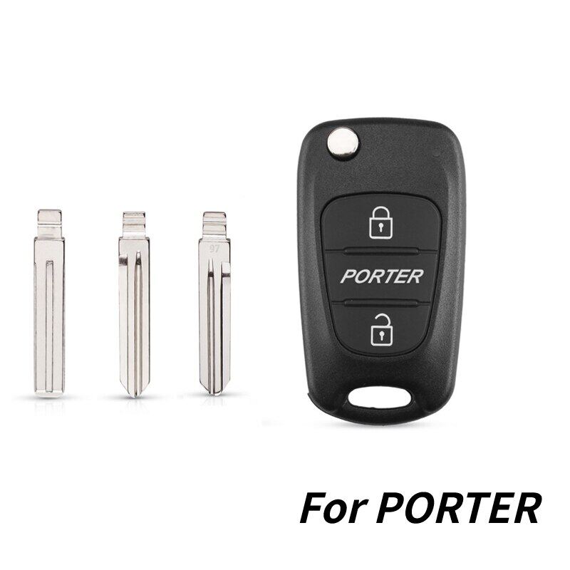 Vỏ chìa khóa xe hơi mới vỏ chìa khóa từ xa bọc chìa khóa fob vỏ chìa khóa cho hyundai porter đệm chìa khóa xe hơi nhãn dán logo toy40 chìa khoá thay thế