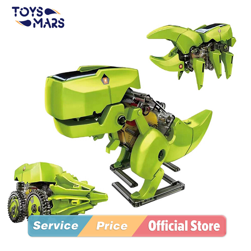 Toysmars đồ chơi khủng long lắp ráp robot xếp hình năng lượng mặt trời đồ chơi thí nghiệm khoa học quà tặng sinh nhật
