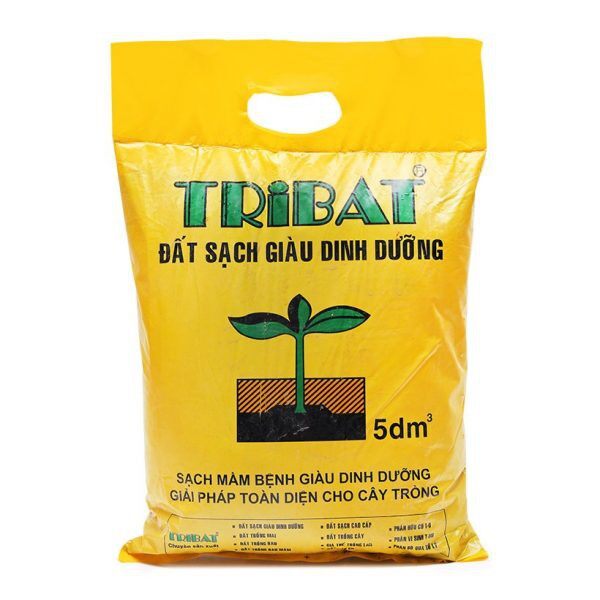 Đất trồng cây tơi xốp giàu dinh dưỡng tribat theo bao 5dm3
