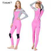 SLINX Pink Neoprene Push-up Diving Suit for Women