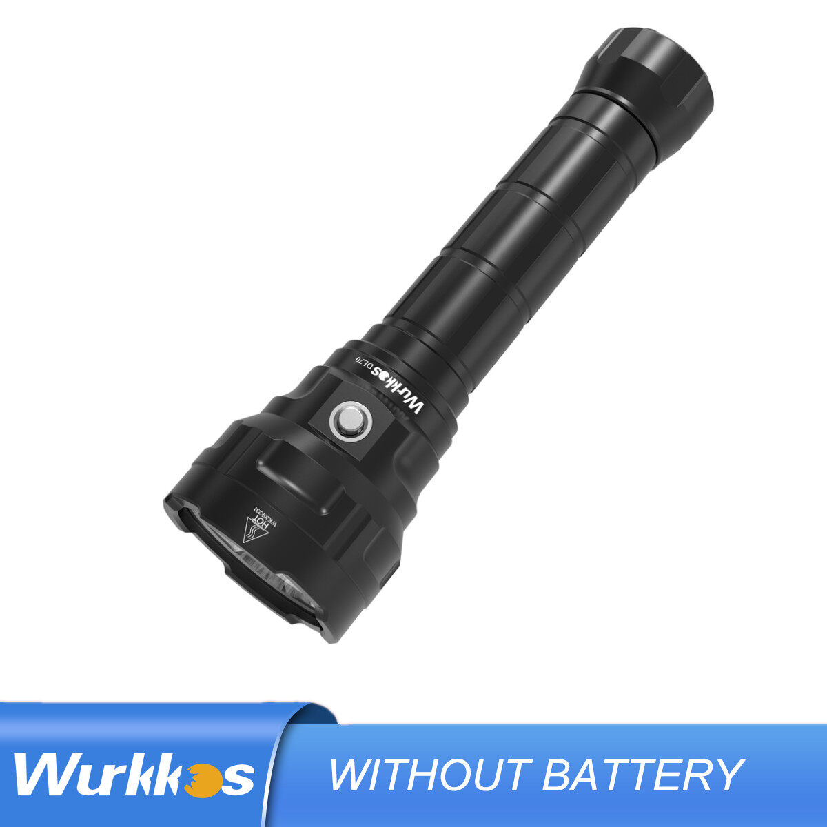 Wurkkos DL70 Scuba Diving siêu sáng đôi 26650 Pin 13000lm IPX8 không thấm nước dưới nước lặn đèn LED