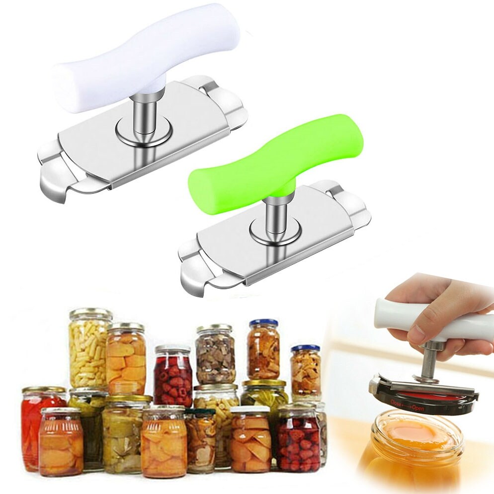 [A Decoration24]☾™✺ Bình inox dụng cụ mở nắp đa chức năng adjustableglass Nắp tắt Jar tiết kiệm lao động có thể cho tiện ích nhà bếp