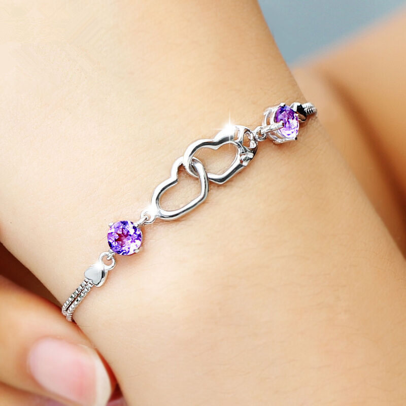 White gold bracelet hot sale for girl