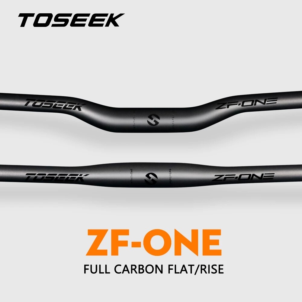 TOSEEK ZF-ONE Mtb Carbon Xe Đạp Leo Núi MTB Tay Lái 31.8x58 0/600/620/640/660/680/700720/740/760Mm Matt Đen Tay Lái Xe Đạp Xe Đạp Phụ Kiện