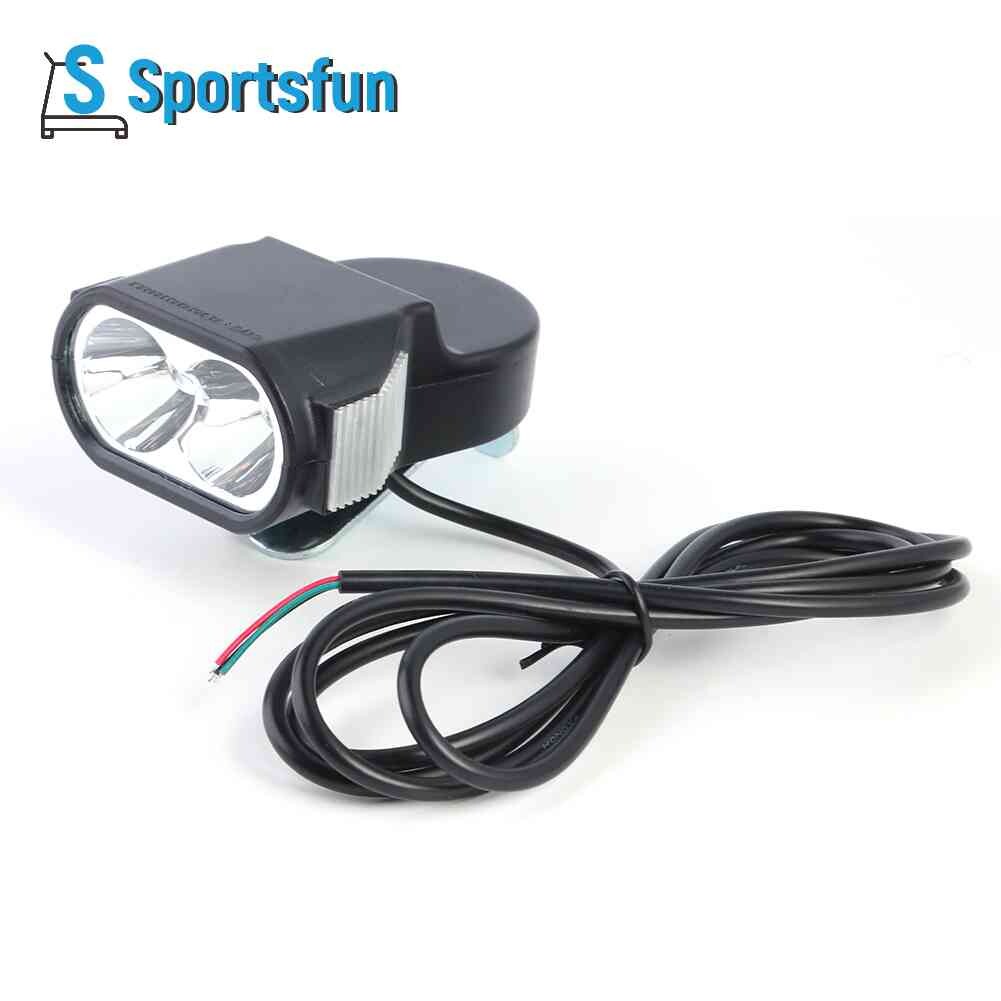 Đèn pha led xe đạp điện 36v 48v 60v còi trước xe tay ga xe đạp điện