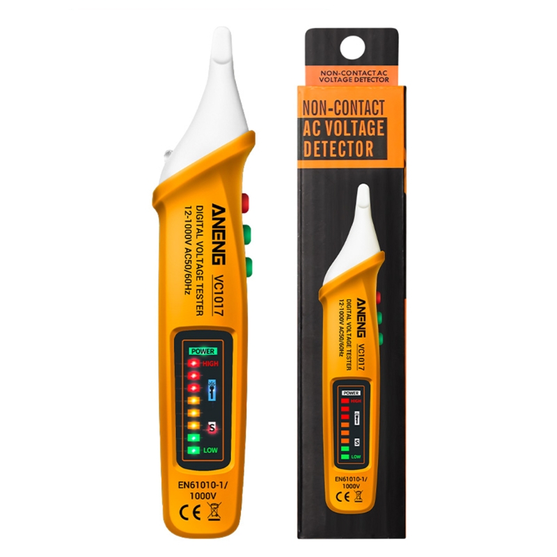 Aneng-máy đo điện áp xoay chiều kỹ thuật số vc1017 bút vạn năng vôn kế tự động ncv 12-1000v máy kiểm tra cảm biến thông minh phát hiện còi