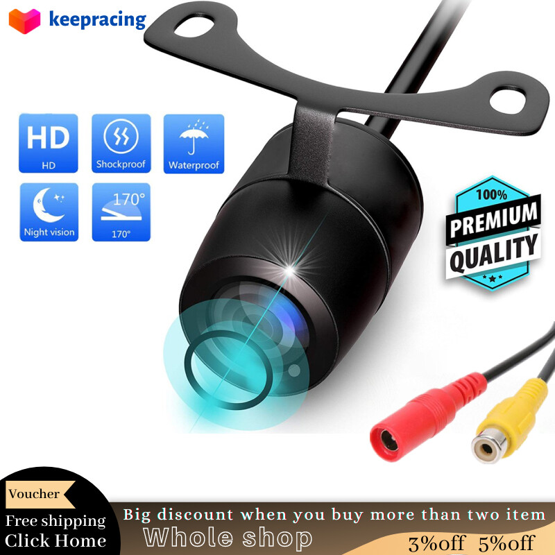 Camera krc 170 độ hd, camera lùi phía sau/trước/bên xe cmos camera lùi hd phía sau xe chống nước