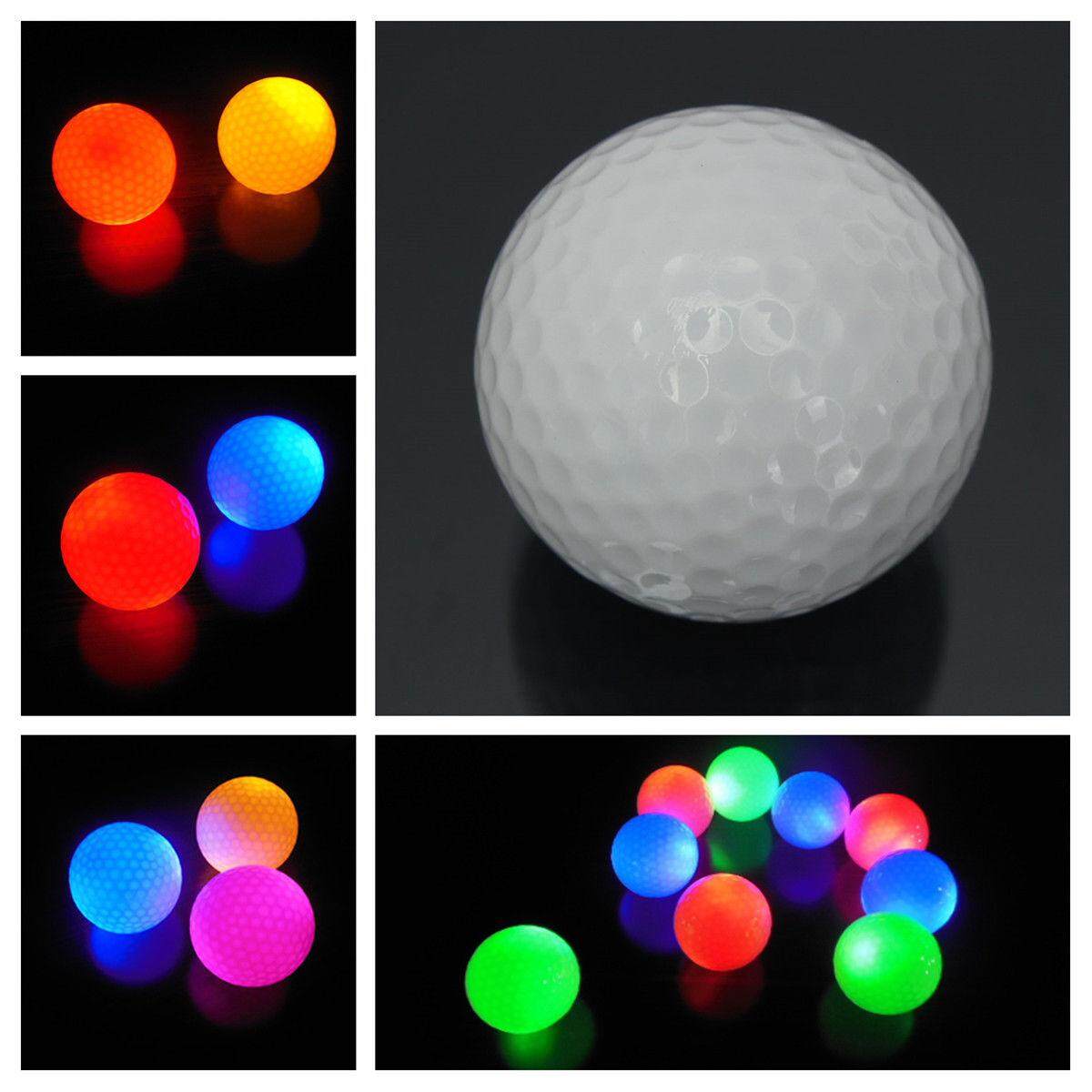 Sanba Light-up Flashing Night light Glowing Fluorescence Golf Ball Golfing