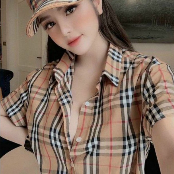 Áo sơ mi sọc caro bb phôm chuẩn cao cấp