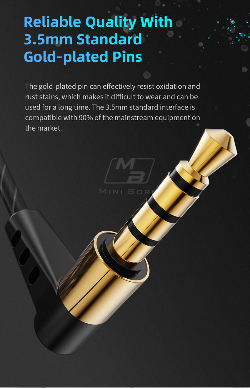 Wired In-ear Earphones With Noise Canceling And Heavy Bass Sound_voghion.com