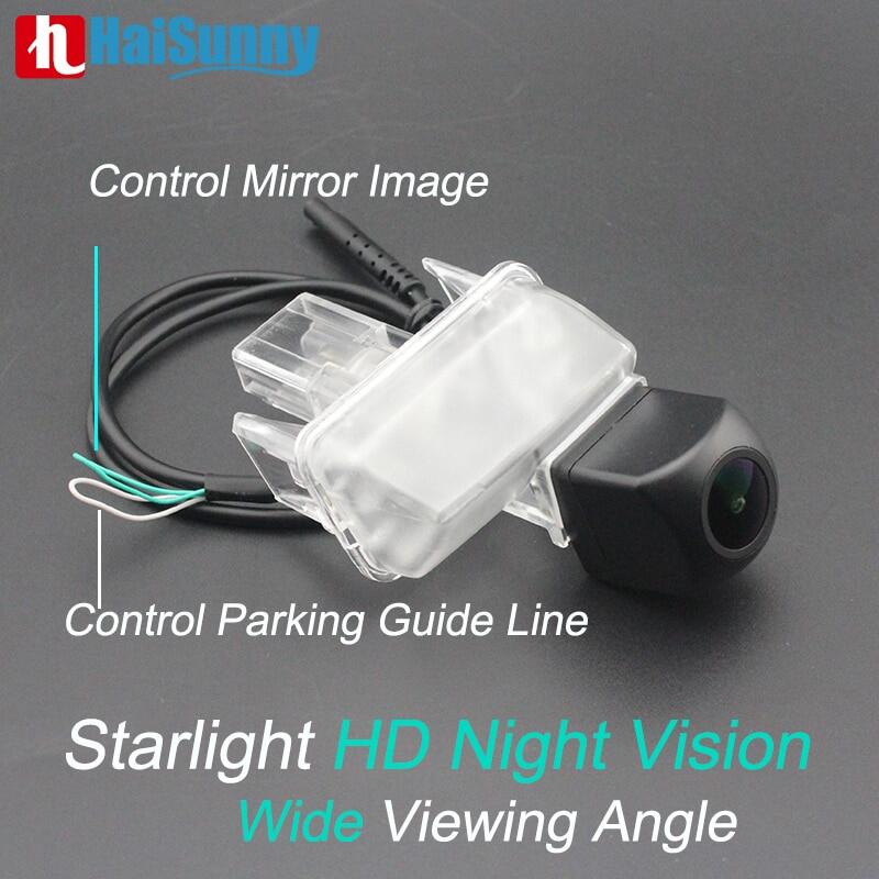 Car Full Hd Fisheye Lens Mccd Starlight Night Vision Rear View Camera For