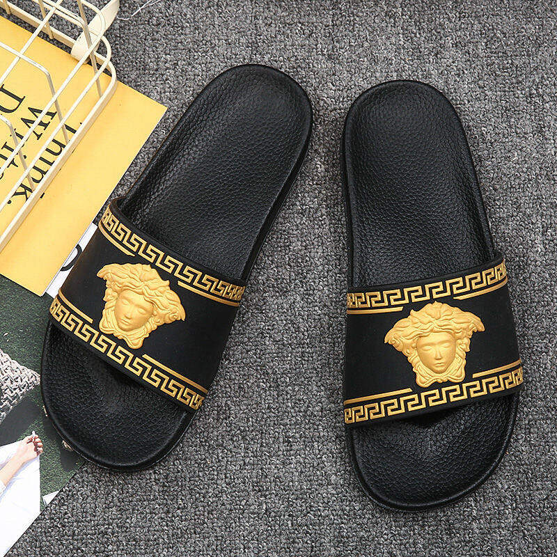 Dép lê nam nữ versace chính hãng dép lê đi trong nhà dép đi ngoài bãi biển nhà cửa dép xỏ ngón